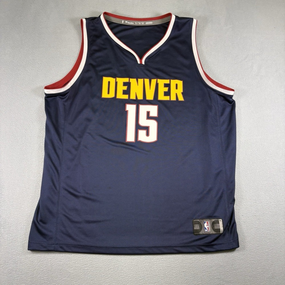 Nikola Jokic #15 Denver Nuggets Fanatics NBA Jersey Men's XL Navy Blue